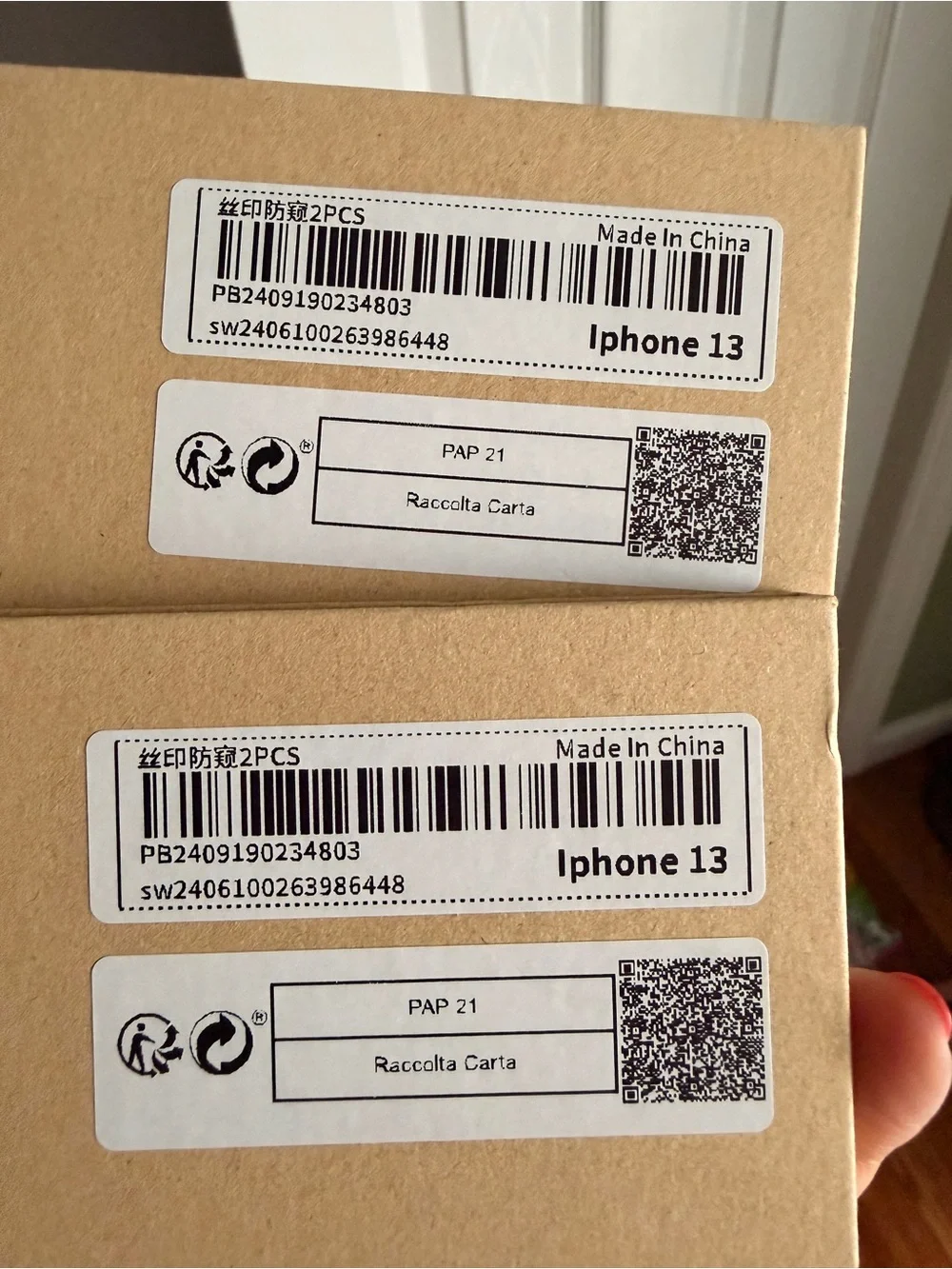 4 pieces total-Premium Tempered Glass Screen Protector - iPhone 13
